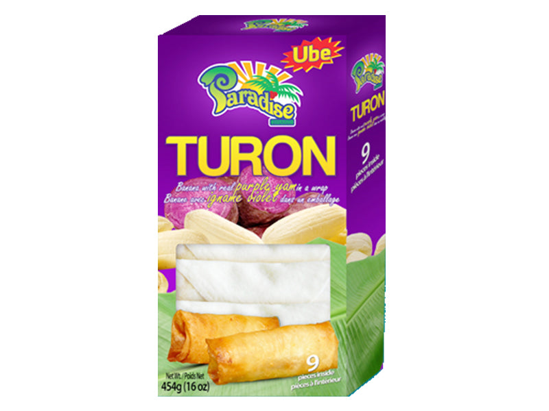 Paradise turon with ube