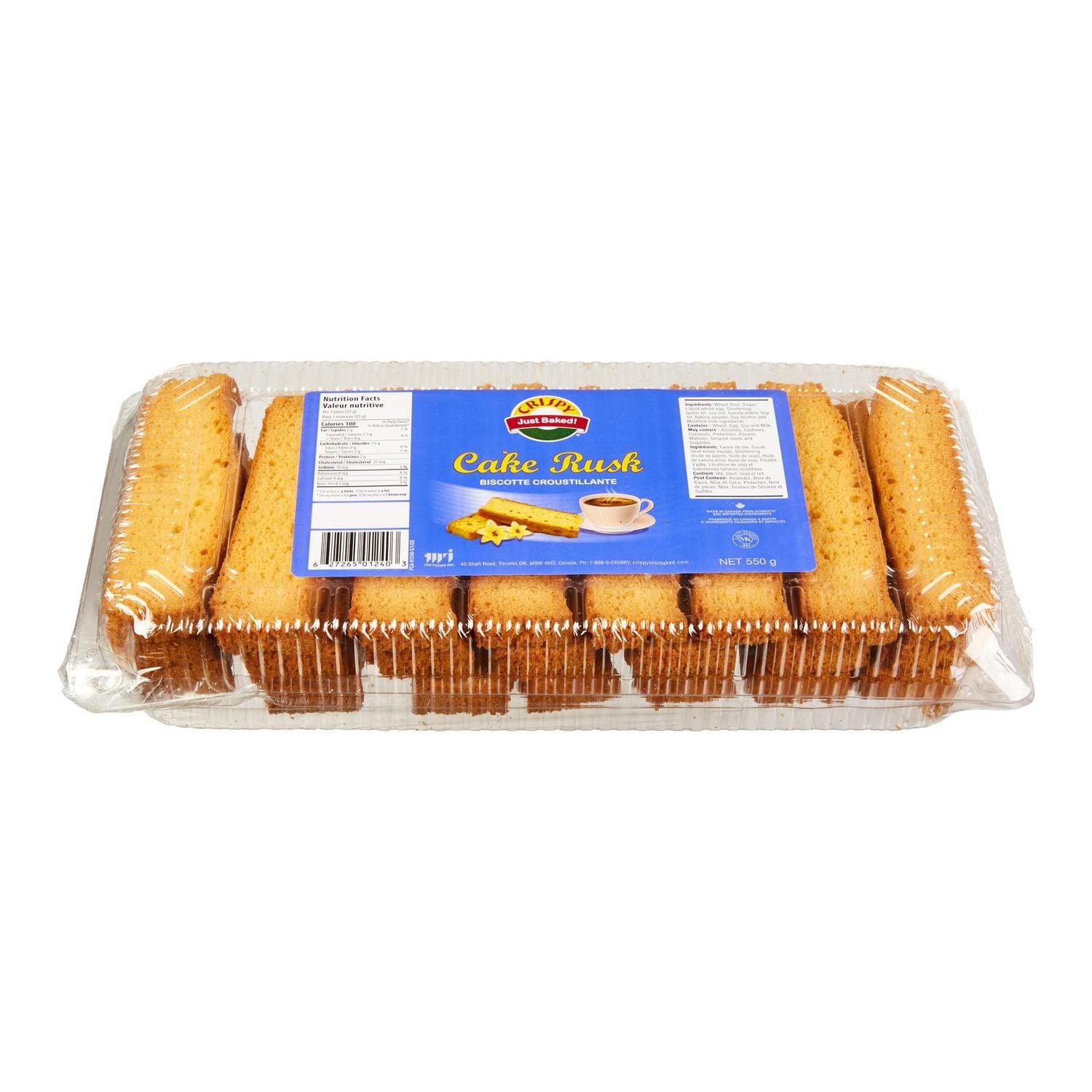 Crispy Cake Rusk (Baked)