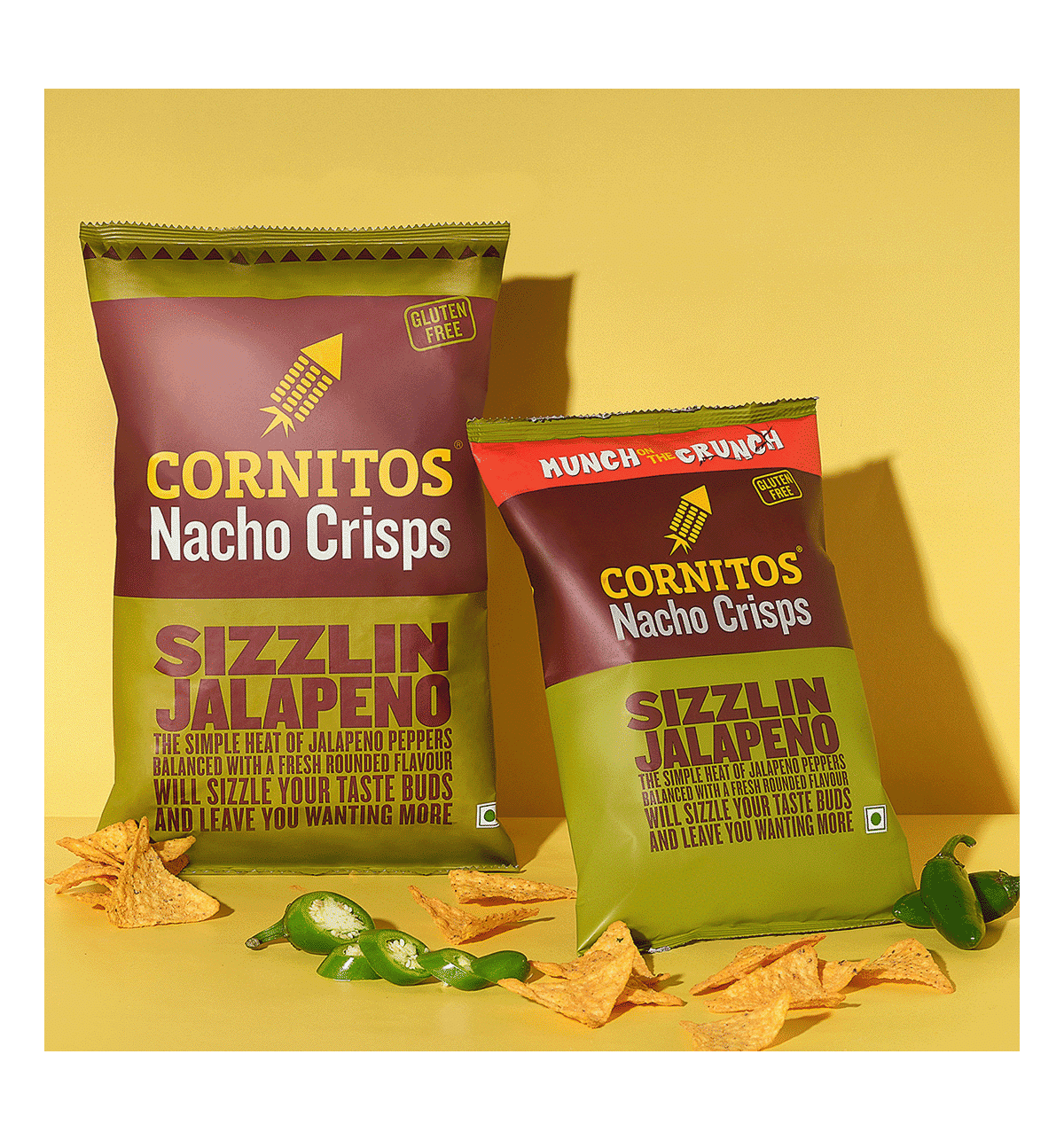 Cornito's chips Sizzling Jalapeno 160g