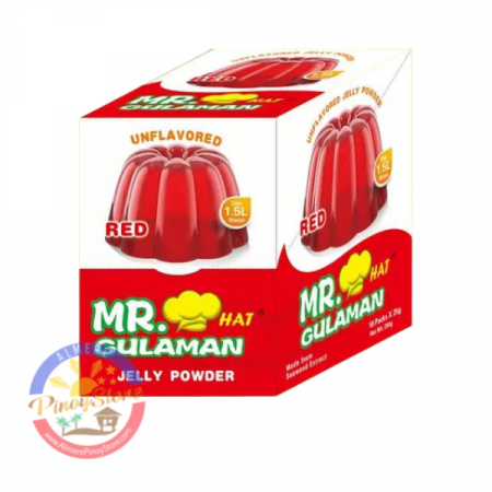 Gulaman Jelly unflavoured red 225gms